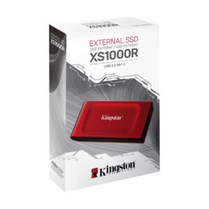 Disco solido externo Kingston - SSD 2TB XS1000 RED